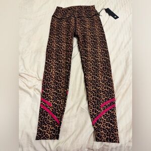 Animal print leggings size L